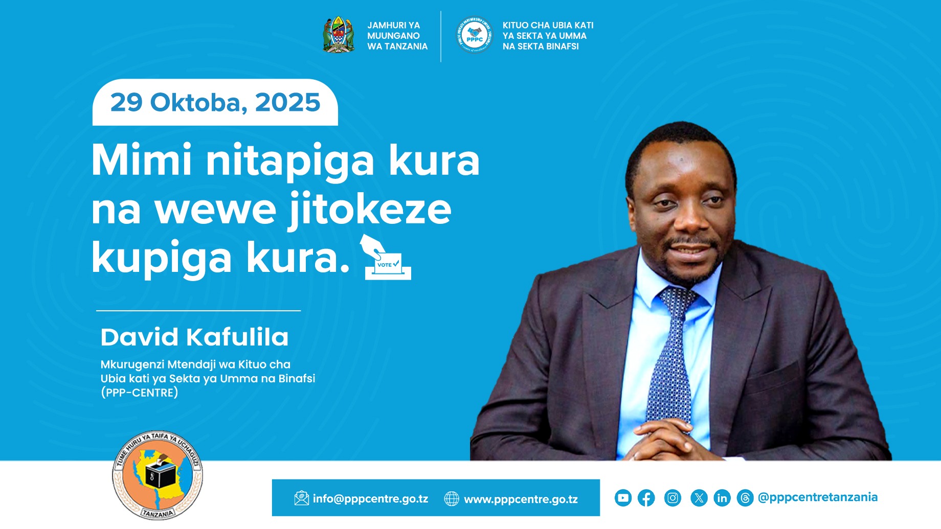 Kafulila emphasizes people's participation in the 2025 General Election.